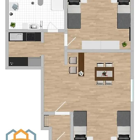 Wa121 - Monteurwohnung In 3*